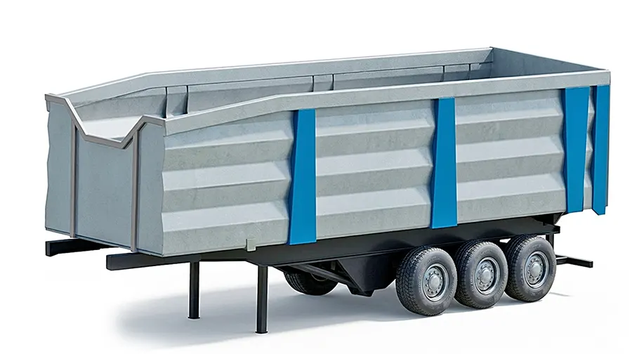 caja chatarrera Anvyl de alto rendimiento Cajas especiales para camiónes fabricadas a medida según requerimientos del cliente